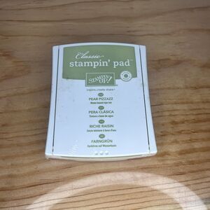 Stampin Up Retired Ink Pads Pear Pizzazz New Sealed
